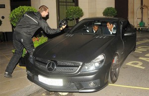 Ashley Cole MB SLS 63 AMG