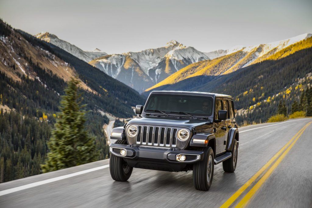 Jeep Wrangler con Gorilla Glass